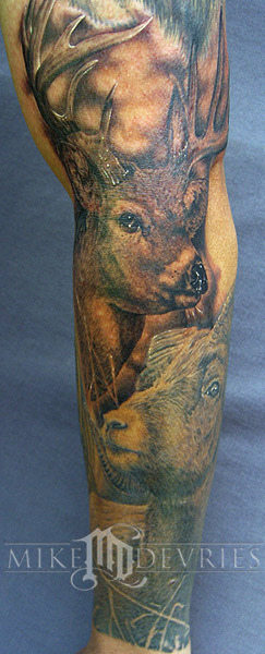 Mike DeVries - Deer Tattoo